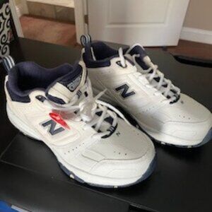 Mens New Balance MX608V2 Wide White/Blue size 9.5 sneakers